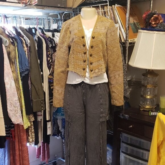 Free People Blouson Juliette Cropped Jacket M NWOT - Picture 7 of 7